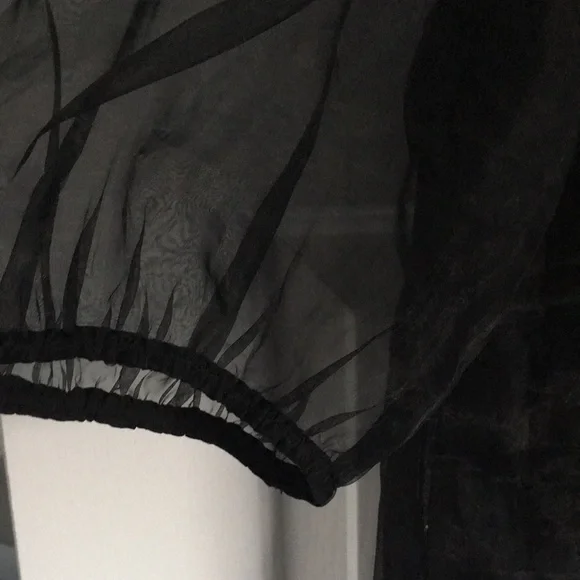 Organza puff sleeve dressy top from English Factory M - Picture 4 of 9